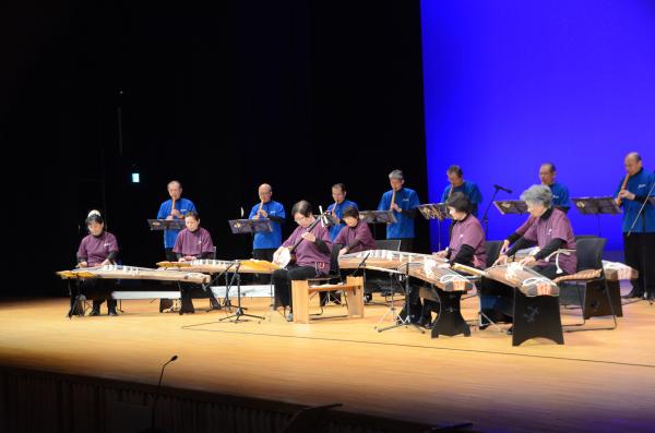 画像：邦楽グループ楓雅による演奏