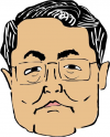 市長の顔イラスト