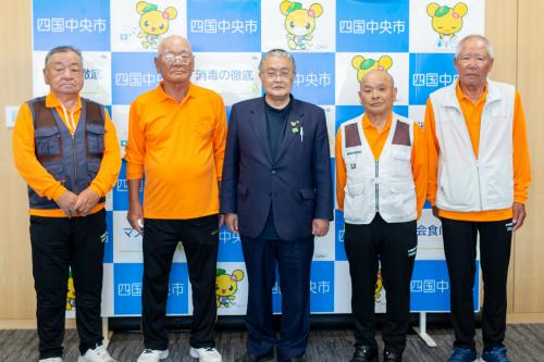 ゲートボール四国中央チーム　全国大会出場を報告1