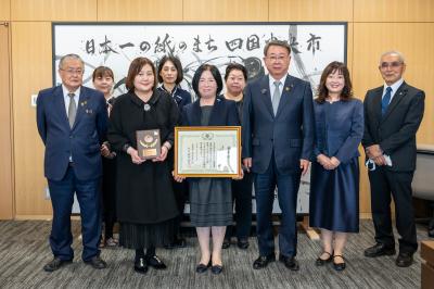 日本善行会令和４年度秋季善行表彰を個人・団体が受賞