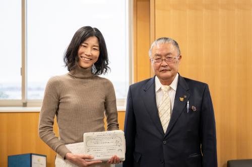 「子どもの夢叶えますプロジェクト」が市長を表敬訪問