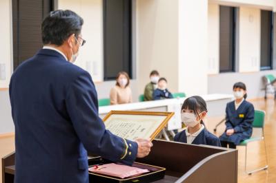 令和4年度防火ポスターコンクール表彰式