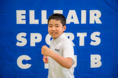 中曽根小学校５年の森下泰明さんが水泳の全国大会に出場