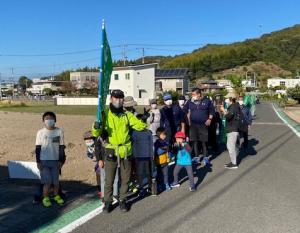 金生町歩け歩け大会の様子です