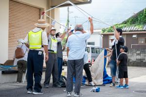 来るべき巨大地震に備えて　防災訓練実施