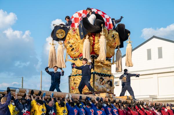 上野地区統一かきくらべ　関太鼓台