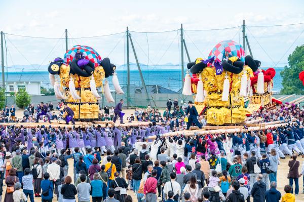 西部地区統一太鼓台寄せ