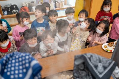 川之江こども園で食育体験事業