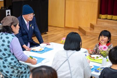 川之江こども園で食育体験事業