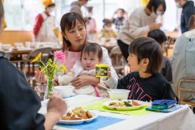 川之江こども園で食育体験事業