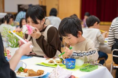 川之江こども園で食育体験事業