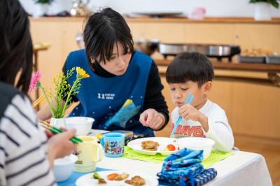 川之江こども園で食育体験事業