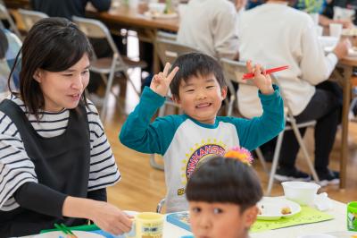 川之江こども園で食育体験事業