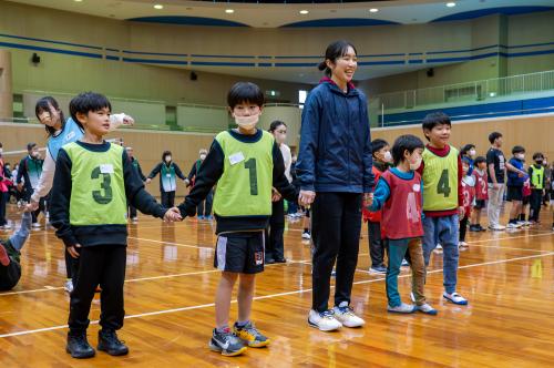 スポーツ少年団体験フェスタ　近藤楓選手