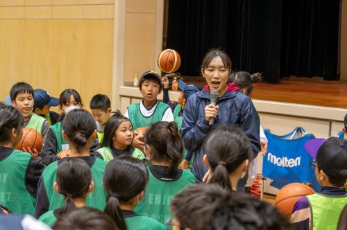 スポーツ少年団体験　バスケ