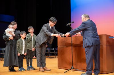 令和5年度四国中央市あったか家族賞表彰式