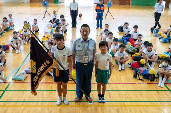 金生少年消防クラブ結成式