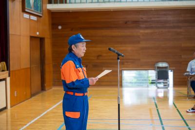 金生少年消防クラブ結成式
