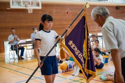 金生少年消防クラブ結成式