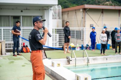 着衣水泳体験