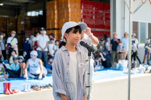 意気込みを話す参加者
