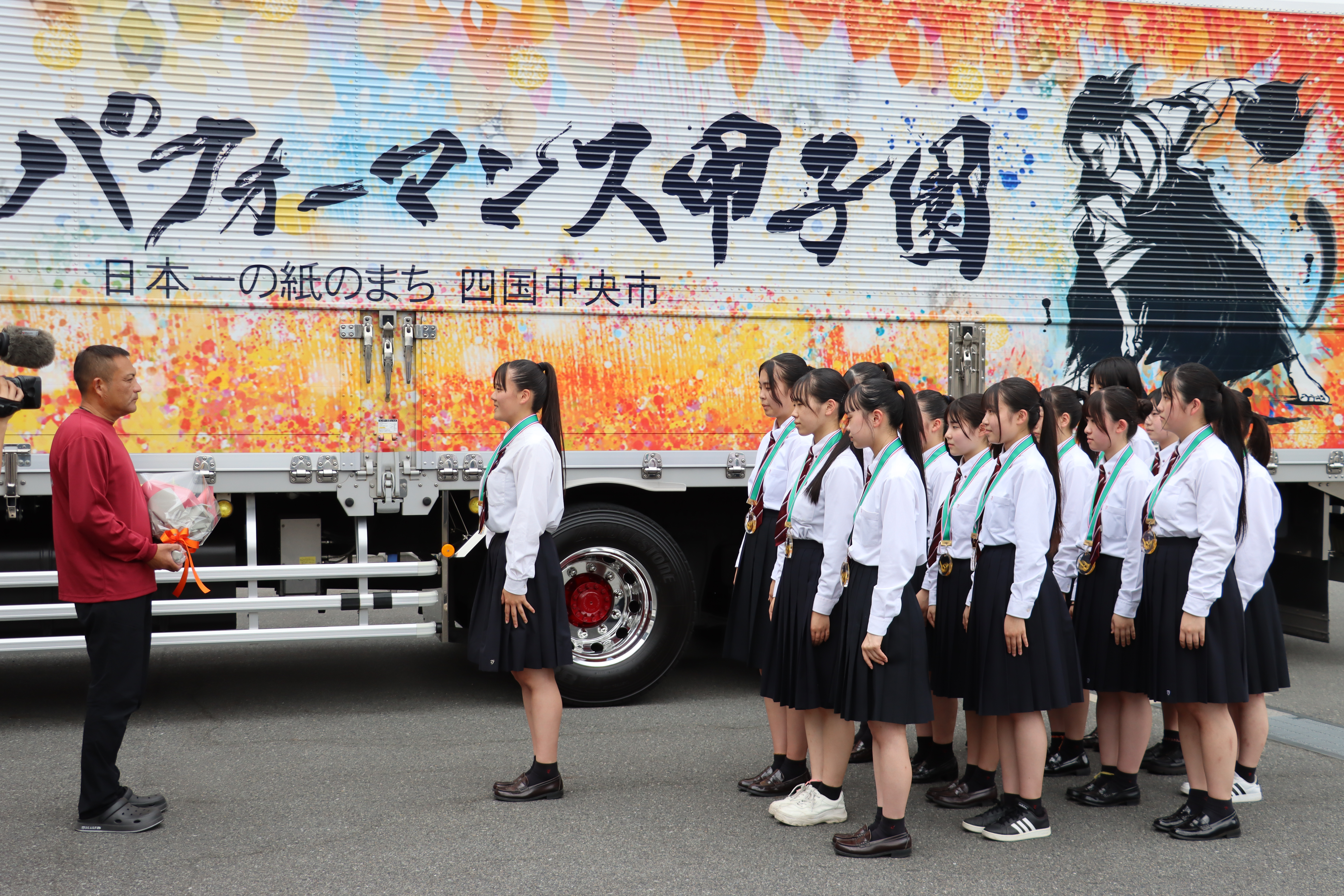 鳥取城北高校トラック訪問4