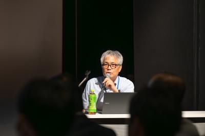 吉野川ダム　青木所長