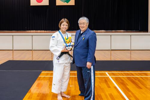 市長・阿部選手