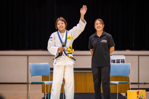 阿部選手と立川さん