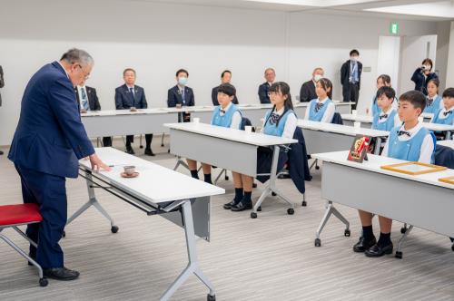 篠原市長激励