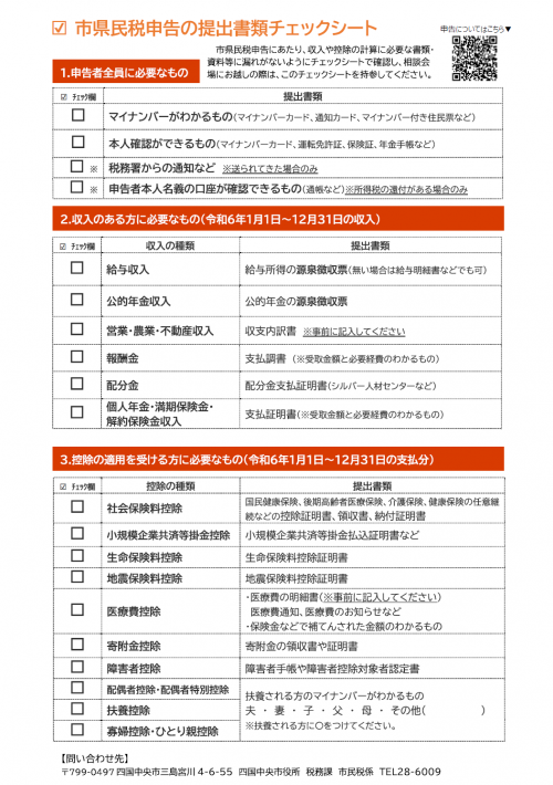 checksheet