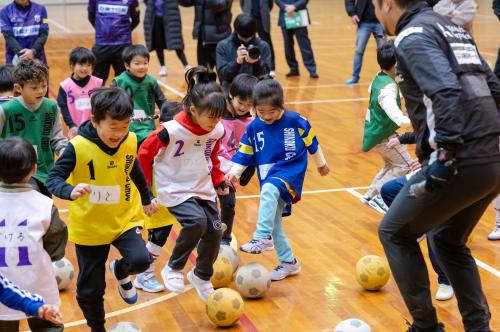 サッカーの基本練習３