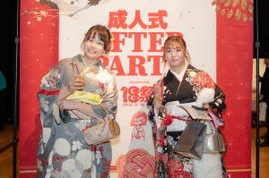 成人式アフターパーティ写真