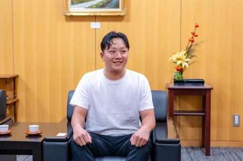 意気込みを話す選手1