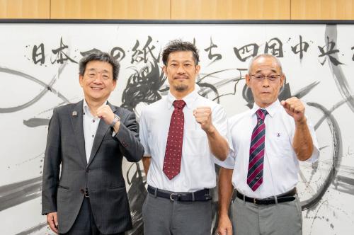 市長との記念撮影