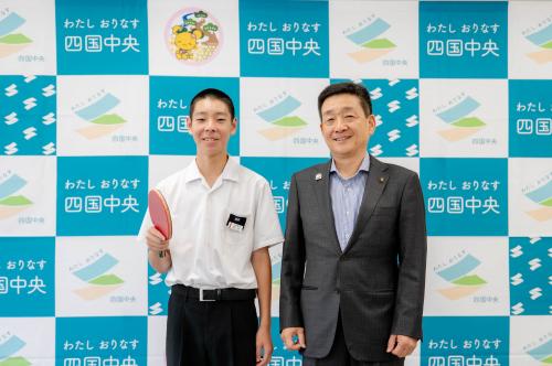 市長との記念撮影2