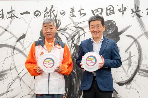 市長との記念撮影