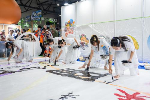 書道パフォーマンス