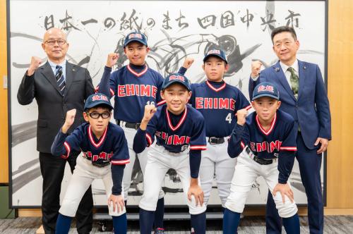 市長との記念撮影