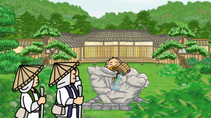 海水を注ぐ庄屋さん