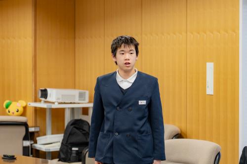 意気込みを語る選手