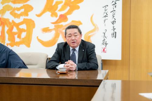 表敬訪問の様子