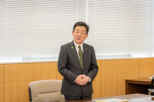 表敬訪問の様子