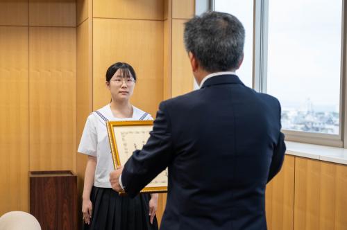 表彰状