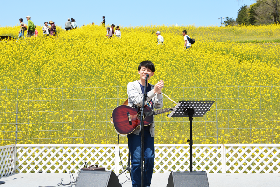 写真2:翠波高原菜の花まつり2017の様子