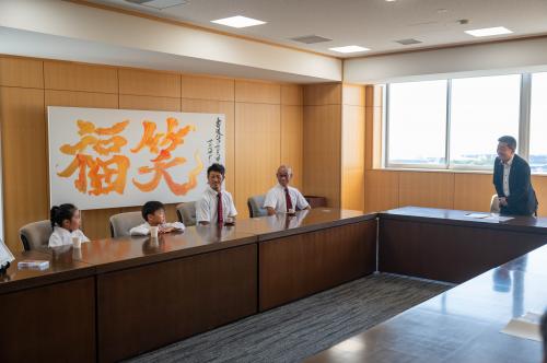 市長より激励の言葉