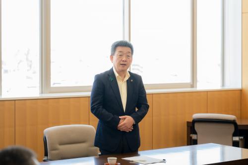 表敬訪問の様子
