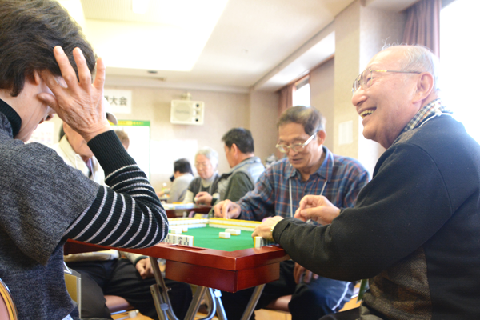 写真：対戦の様子