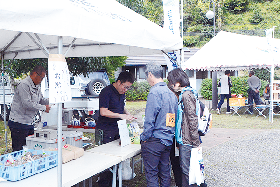 写真：野菜の販売