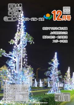 画像：広報　四国中央　12月号表紙「市民で灯そう10万の光り」イルミネーション